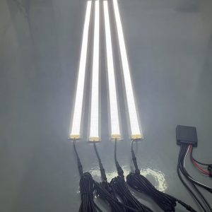 Set of 4 5 row strip lights